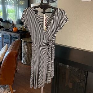 Rolla Coster Black and White Striped Dress